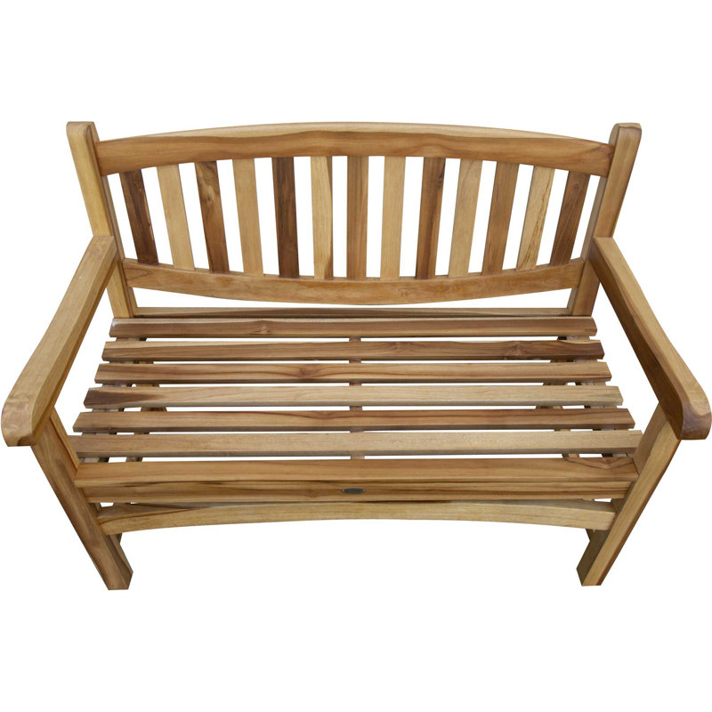 Kent teak garden bench discount